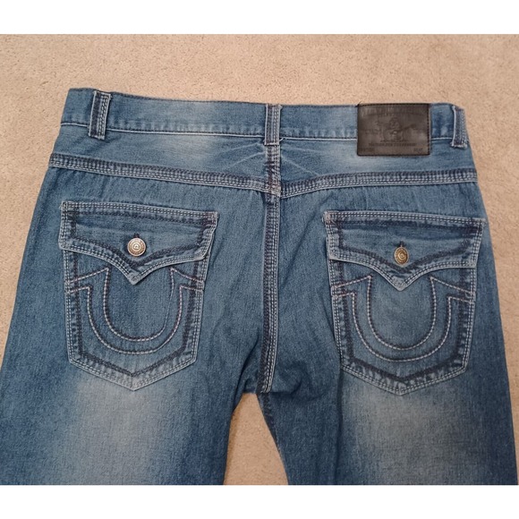 TRUE RELIGION Jeans Pants Blue Denim 42 X 32 - Picture 6 of 12